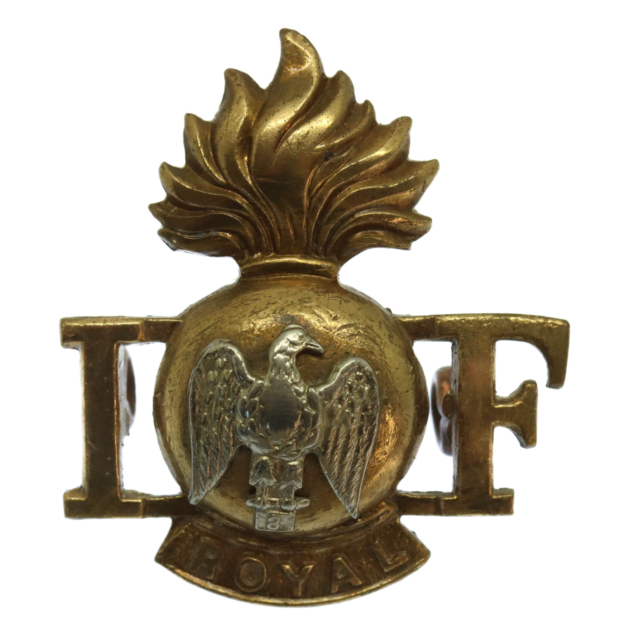 Royal Irish Fusiliers Bi-metal Shoulder Title