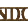 National Defence Company (N.D.C.) Shoulder Title