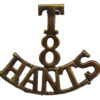 8th Territorial Bn. Hampshire Regiment (T/8/HANTS) Shoulder Title