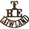 Royal Engineers Territorials Lowland Divisional Engineers (T/RE/LOWLAND) Shoulder Title