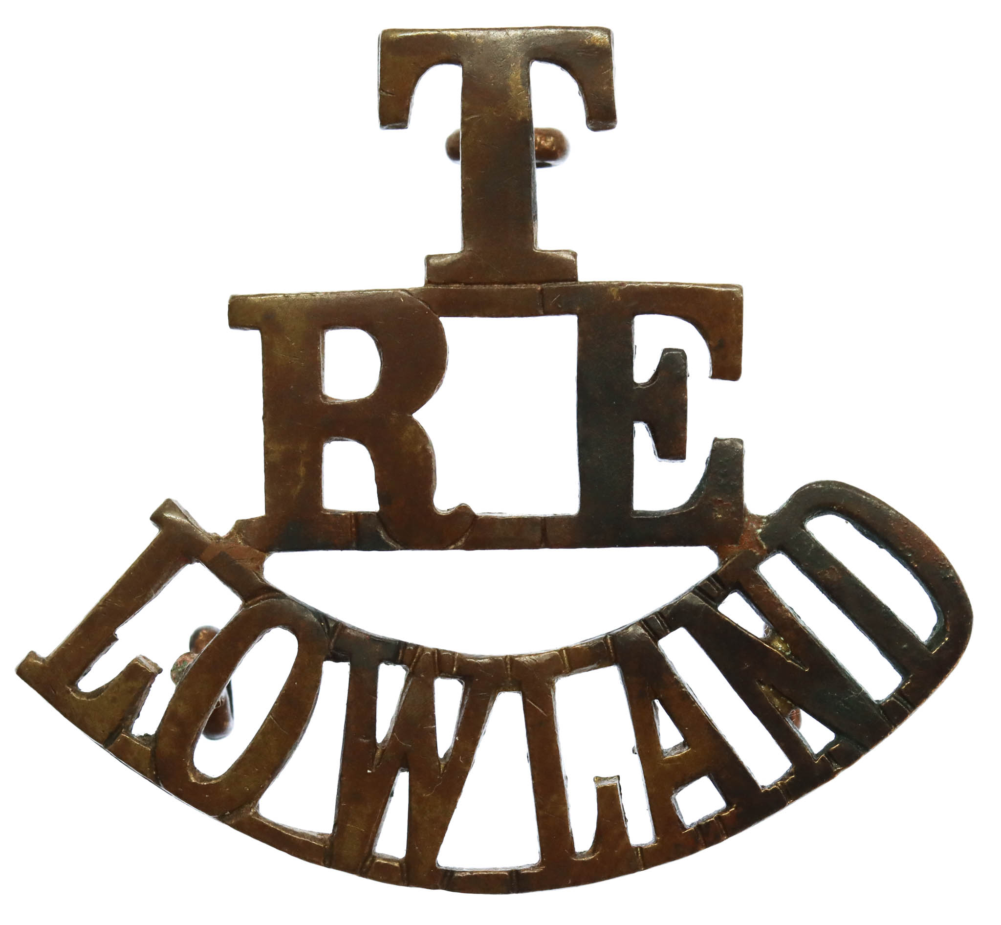 Royal Engineers Territorials Lowland Divisional Engineers (T/RE/LOWLAND) Shoulder Title