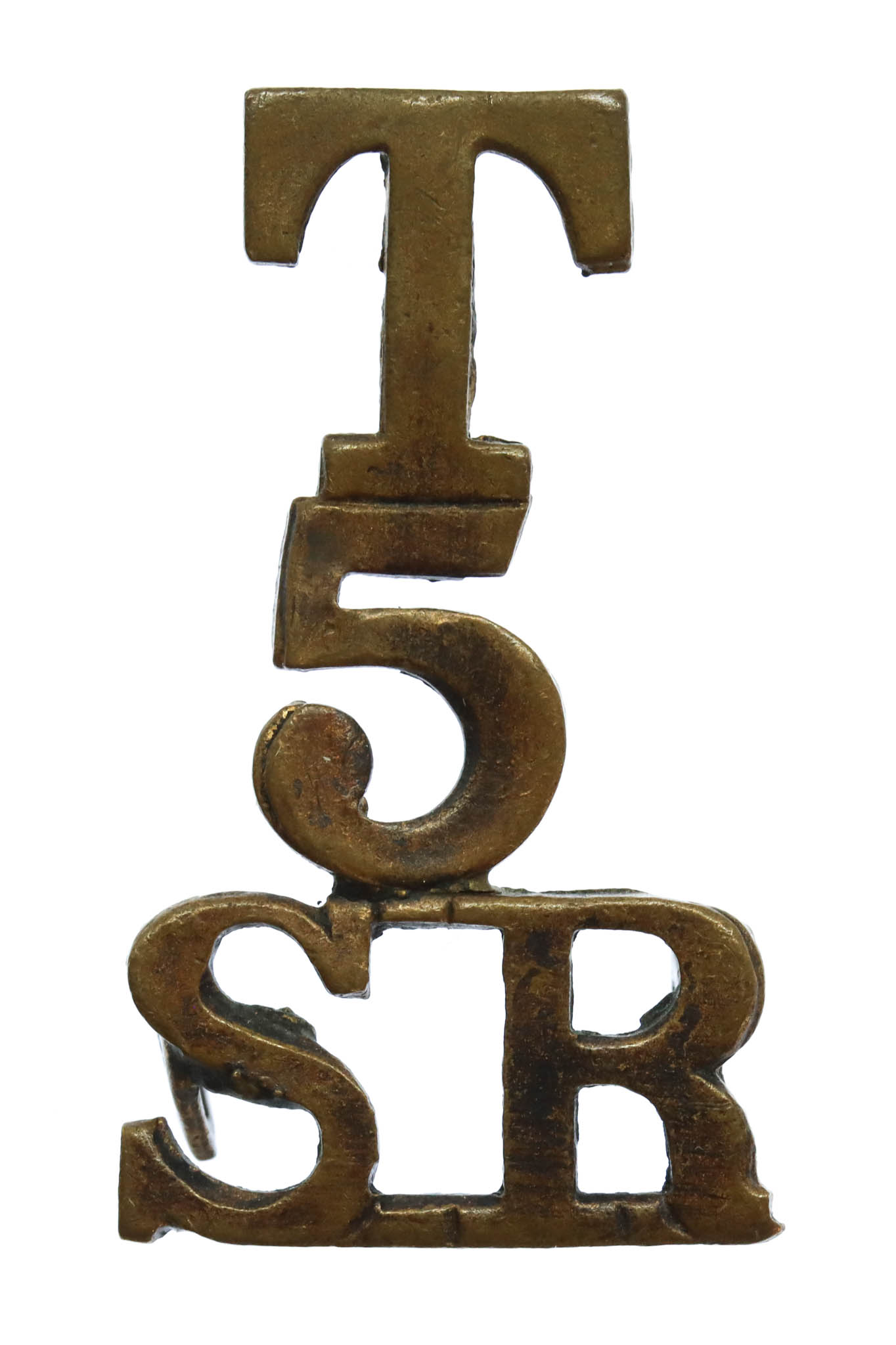 5th Territorial Bn. Cameronians (Scottish Rifles) (T/5/SR) Shoulder Title