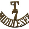 7th Territorial Bn. Middlesex Regiment (T/7/MIDDLESEX) Shoulder Title