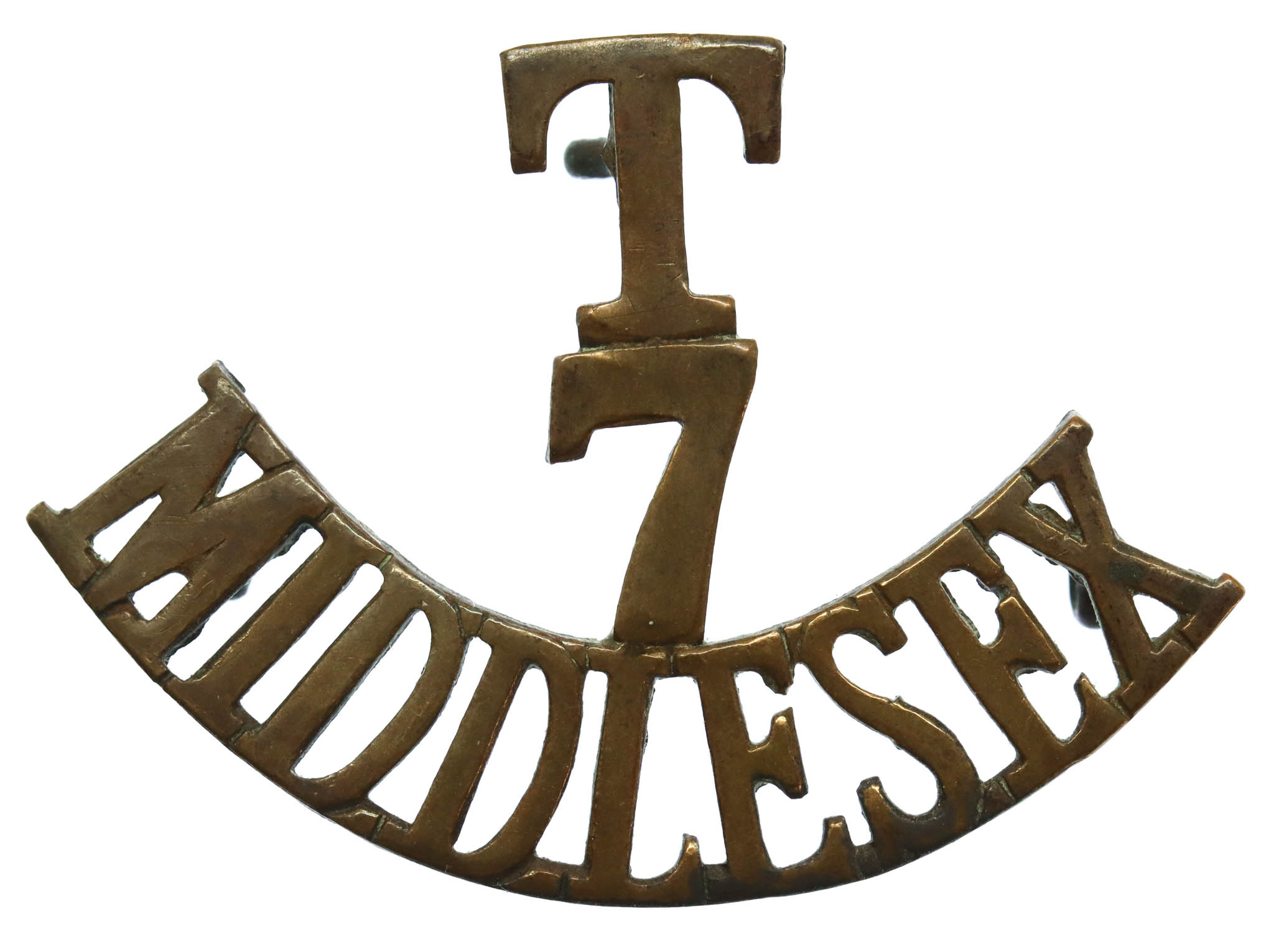 7th Territorial Bn. Middlesex Regiment (T/7/MIDDLESEX) Shoulder Title