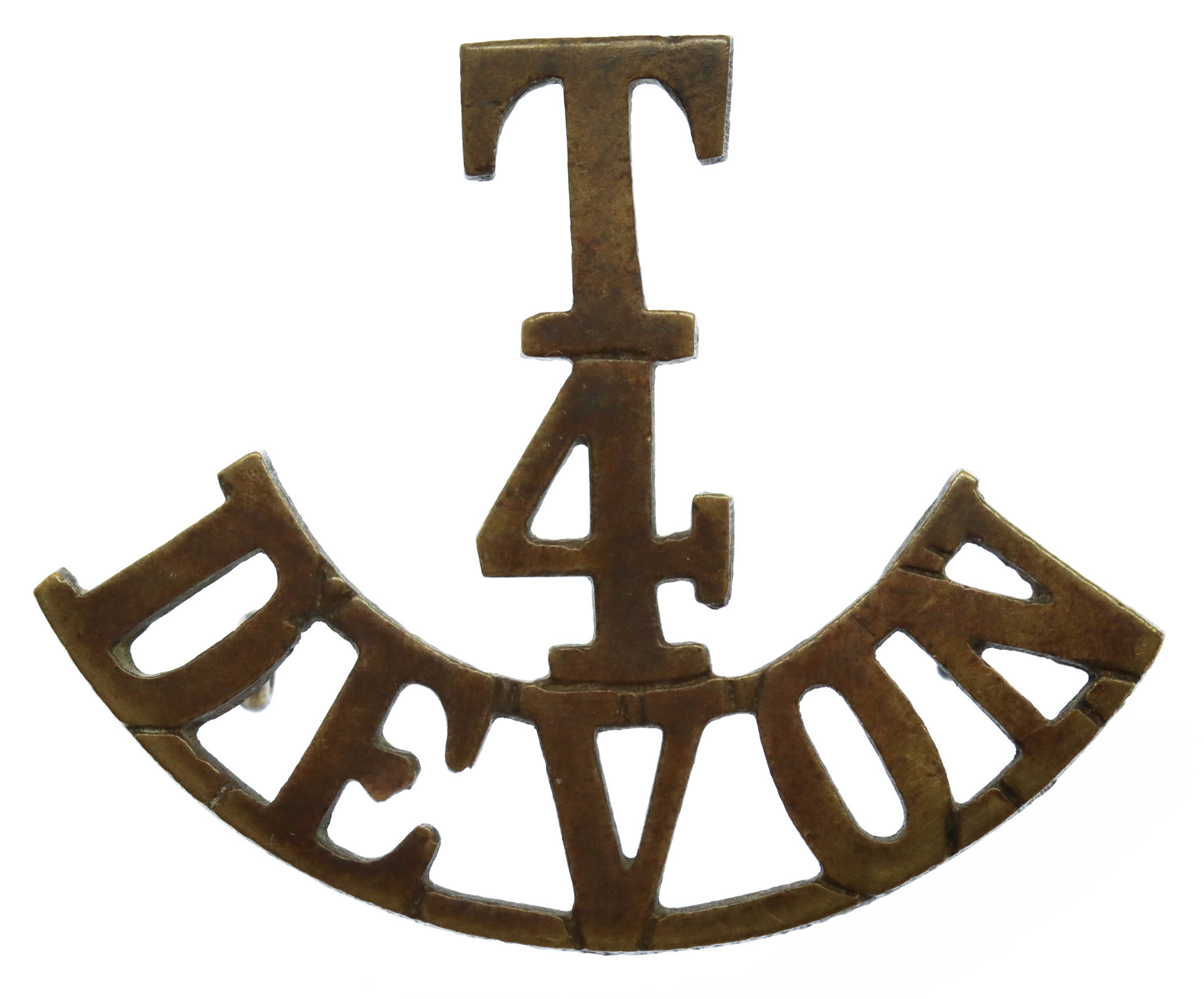4th Territorial Bn. Devonshire Regiment (T/4/DEVON) Shoulder Title