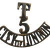 5th City of London Bn. (London Rifle Brigade) London Regiment (T/5/CITY OF LONDON) Shoulder Title