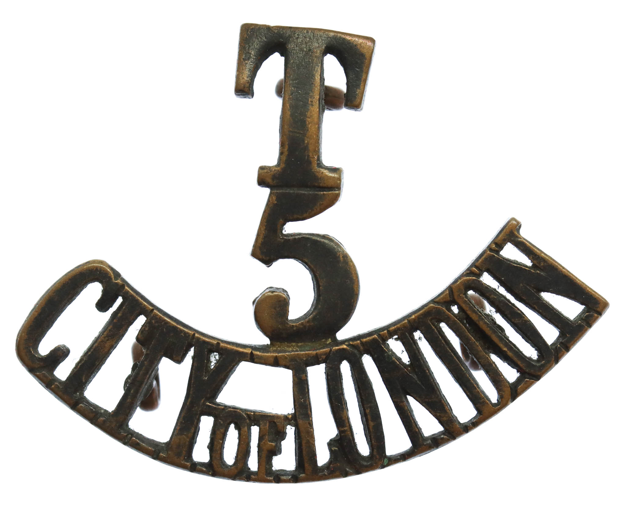 5th City of London Bn. (London Rifle Brigade) London Regiment (T/5/CITY OF LONDON) Shoulder Title