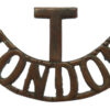  London Regiment (T/LONDON) Greatcoat Shoulder Title