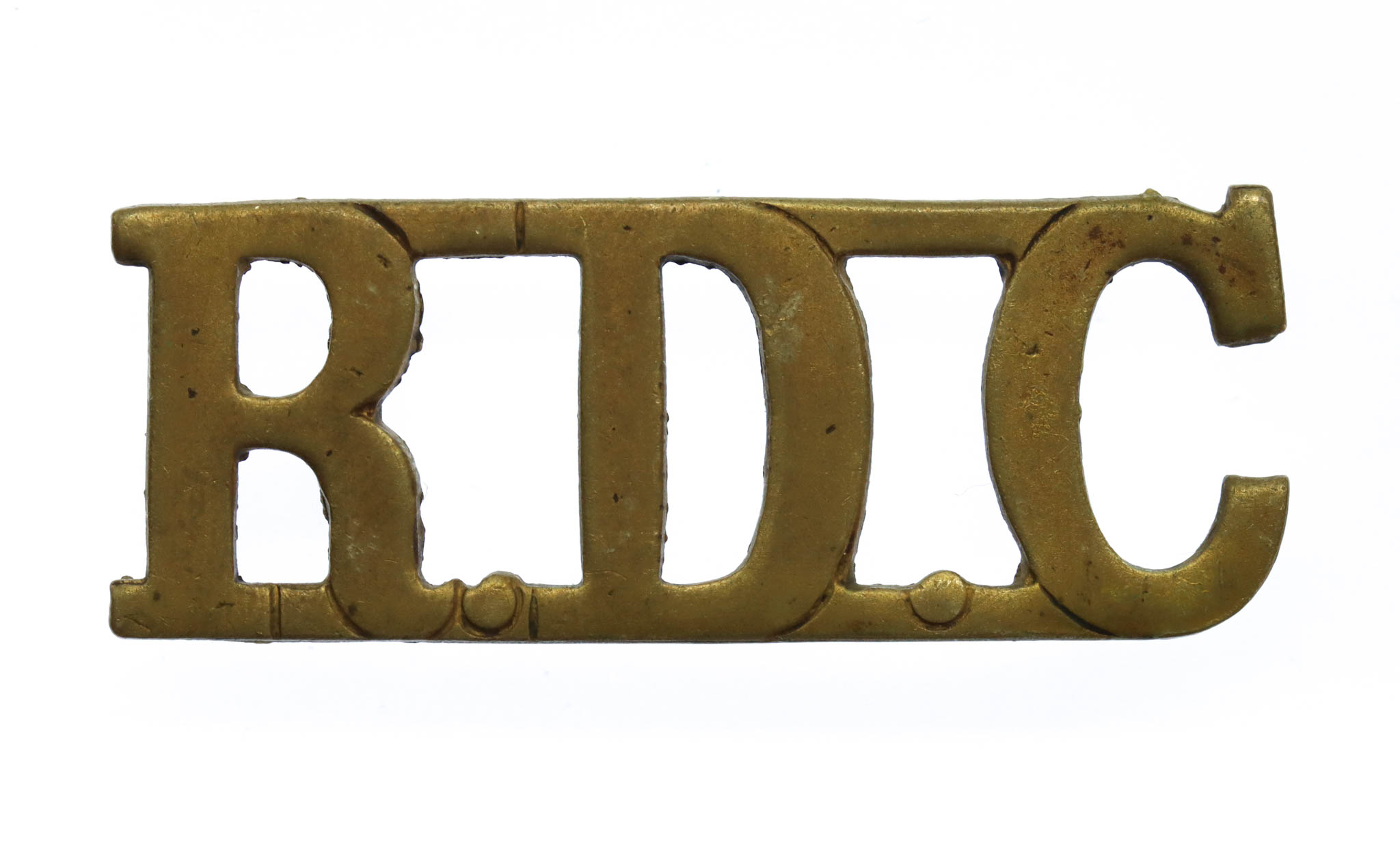 Royal Defence Corps (R.D.C.) Shoulder Title