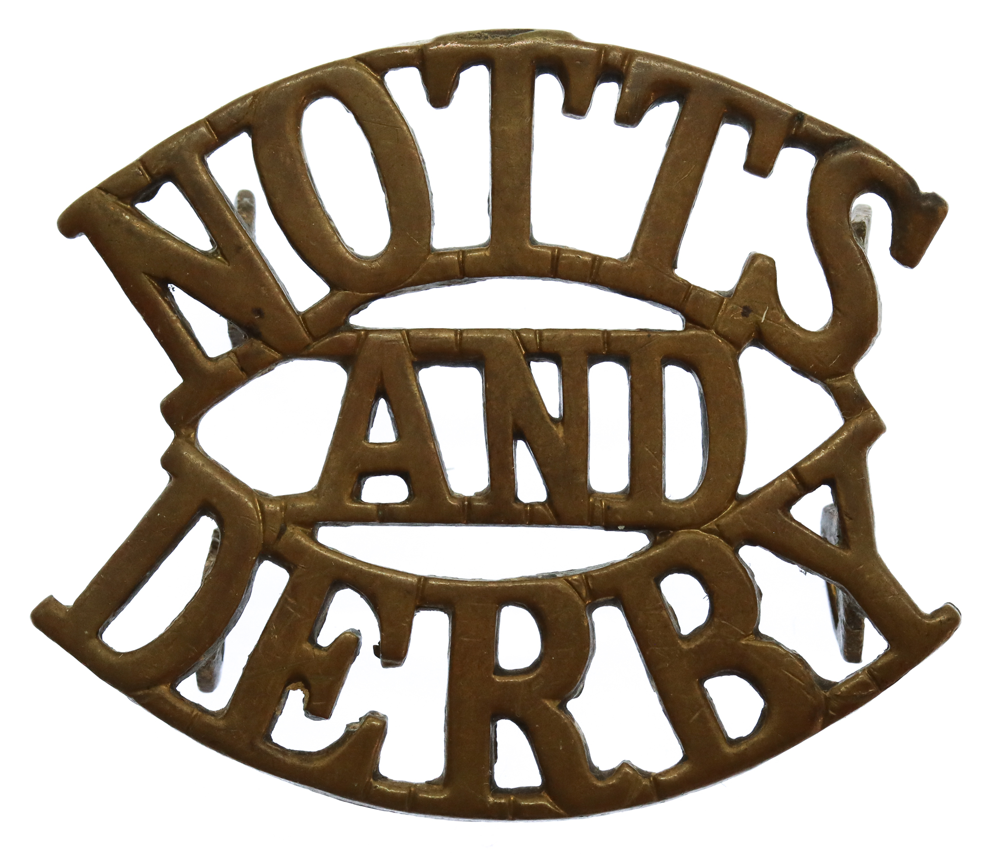 Notts & Derby Regiment Sherwood Foresters (NOTTS/AND/DERBY) Shoulder Title