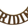 Duke of Wellington's West Riding Regiment (W.RIDING) Shoulder Title