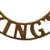 King's (Liverpool) Regiment (KING'S) Shoulder Title