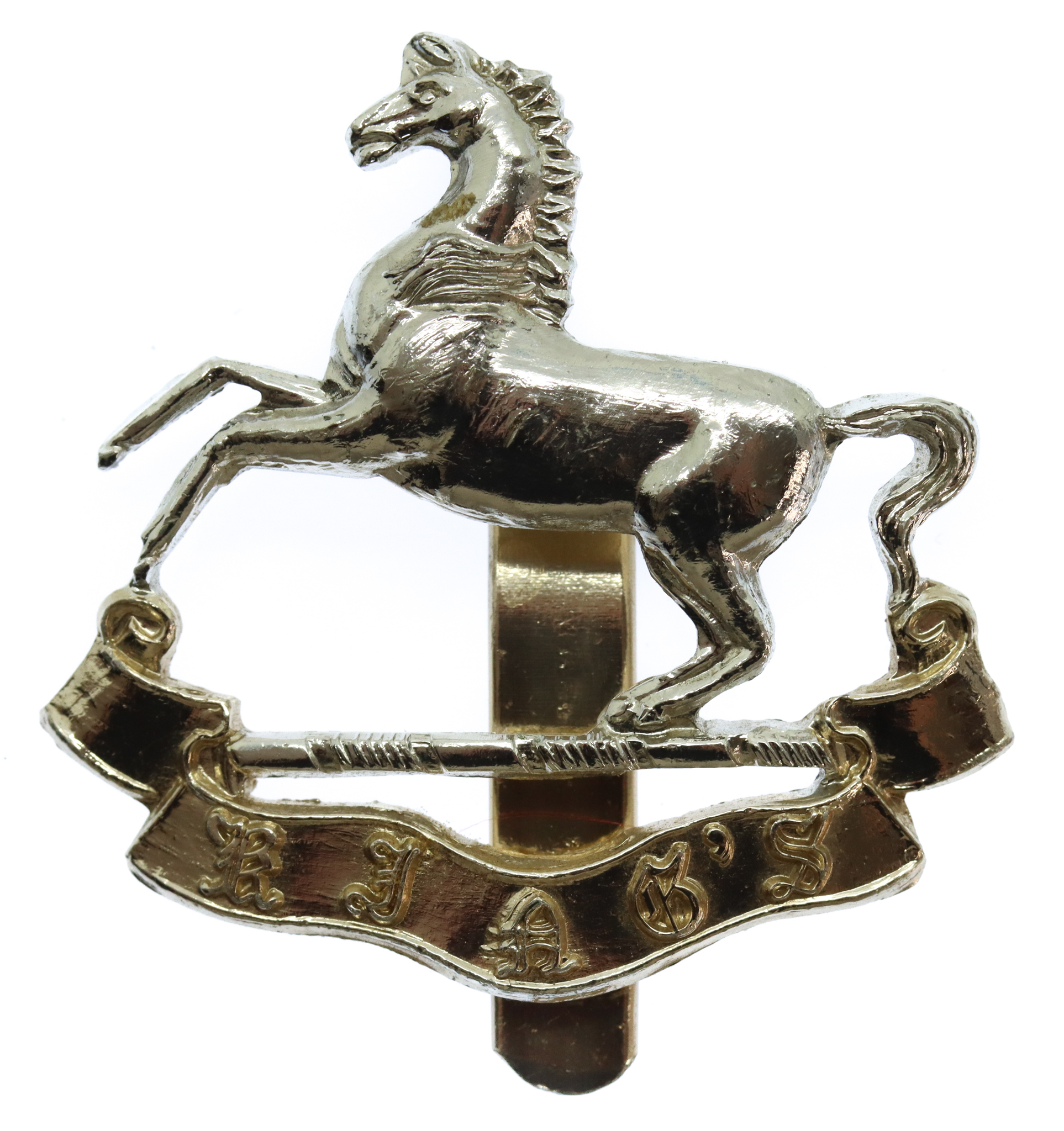 Liverpool University O.T.C. Anodised (Staybrite) Cap Badge