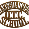 Haberdashers' School O.T.C. (HABERDASHERS'/O.T.C./SCHOOL) Shoulder Title
