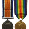 WW1 British War & Victory Medal Pair - Pte. G. Sharpe, King's Own Yorkshire Light Infantry