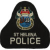 St Helena Constabulary Police Cloth Bell Patch Badge