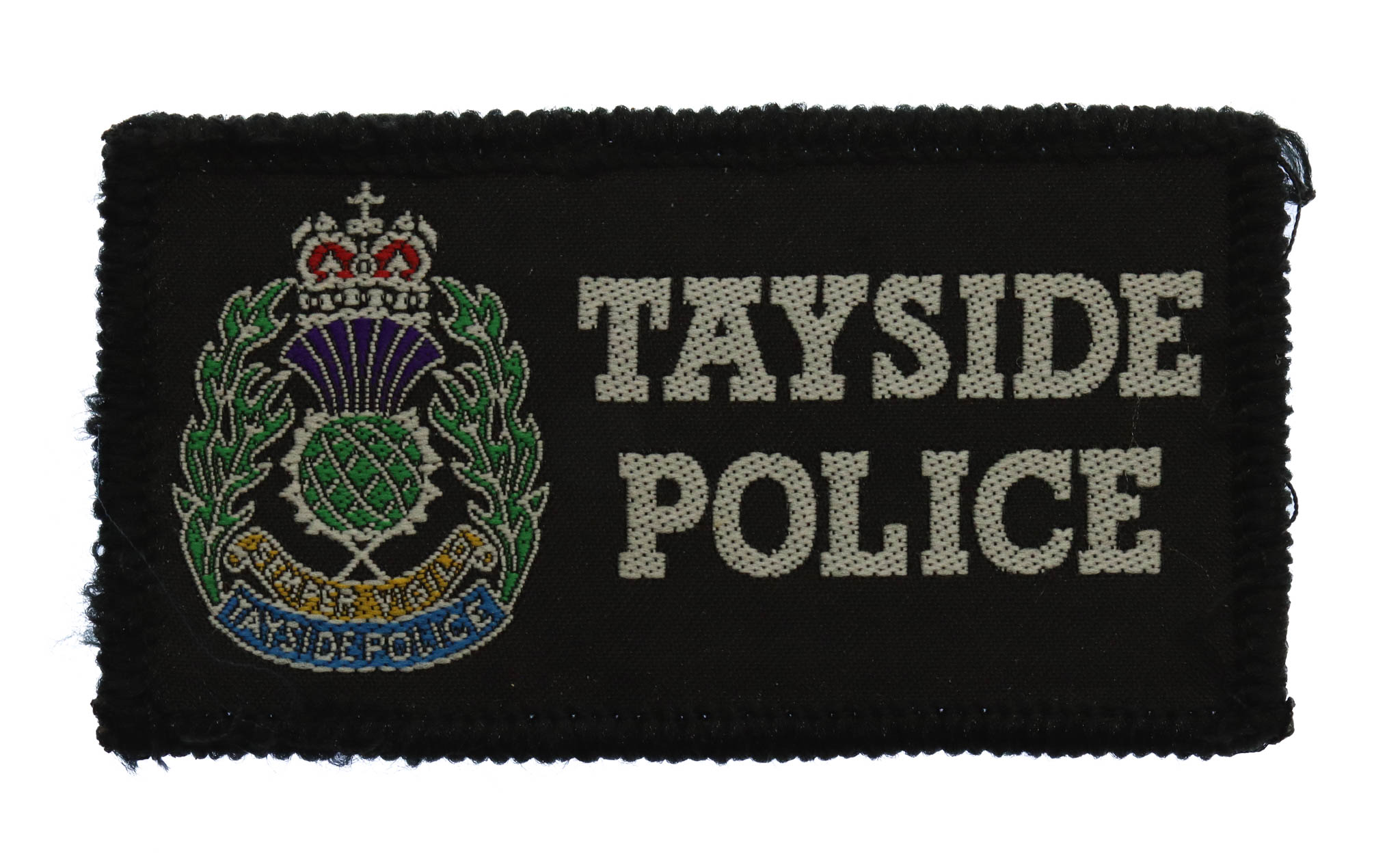 Tayside Police Cloth Patch Badge (Small Type)
