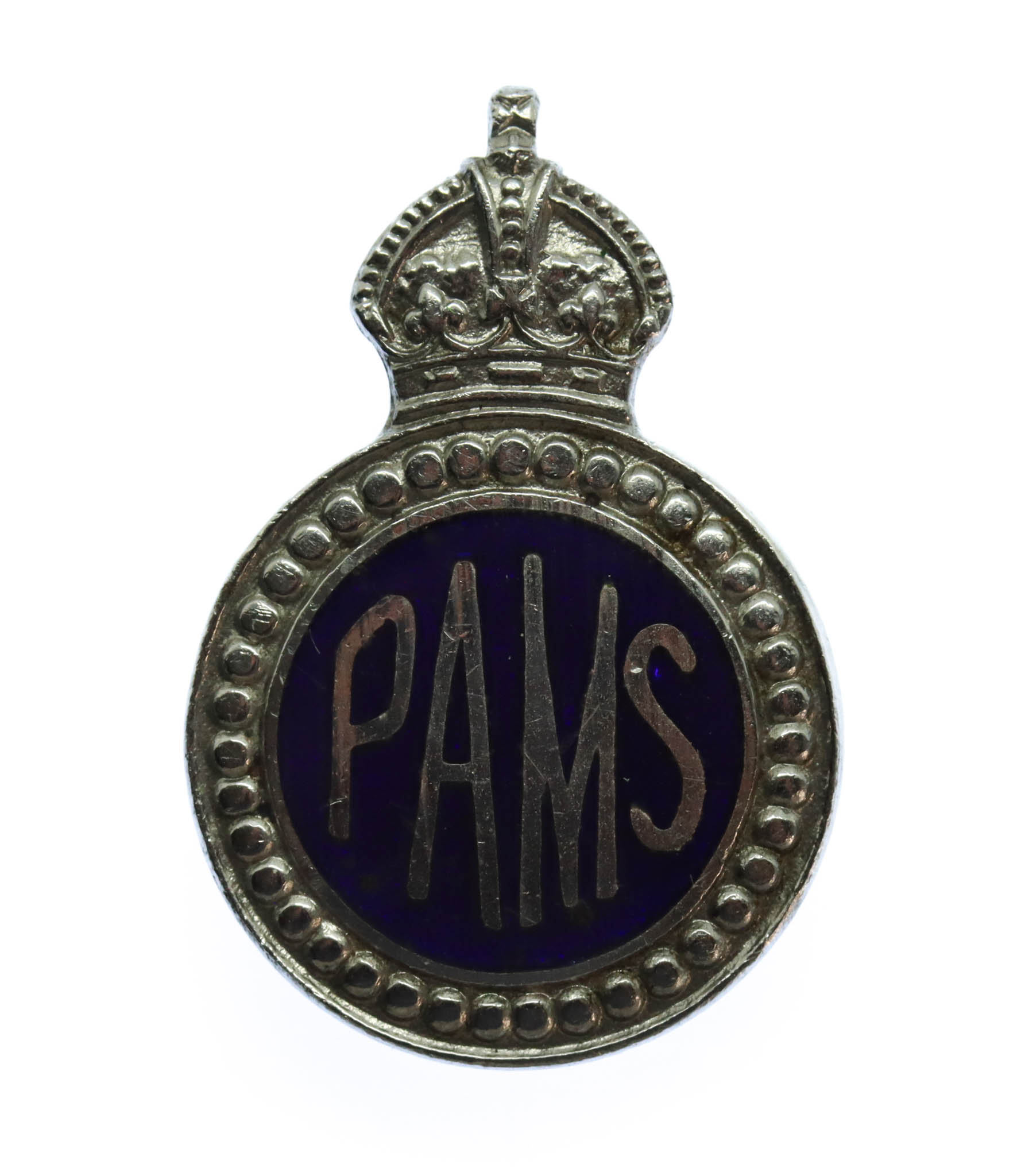 WW2 Police Auxiliary Messenger Service (P.A.M.S.) Enamelled Lapel Badge