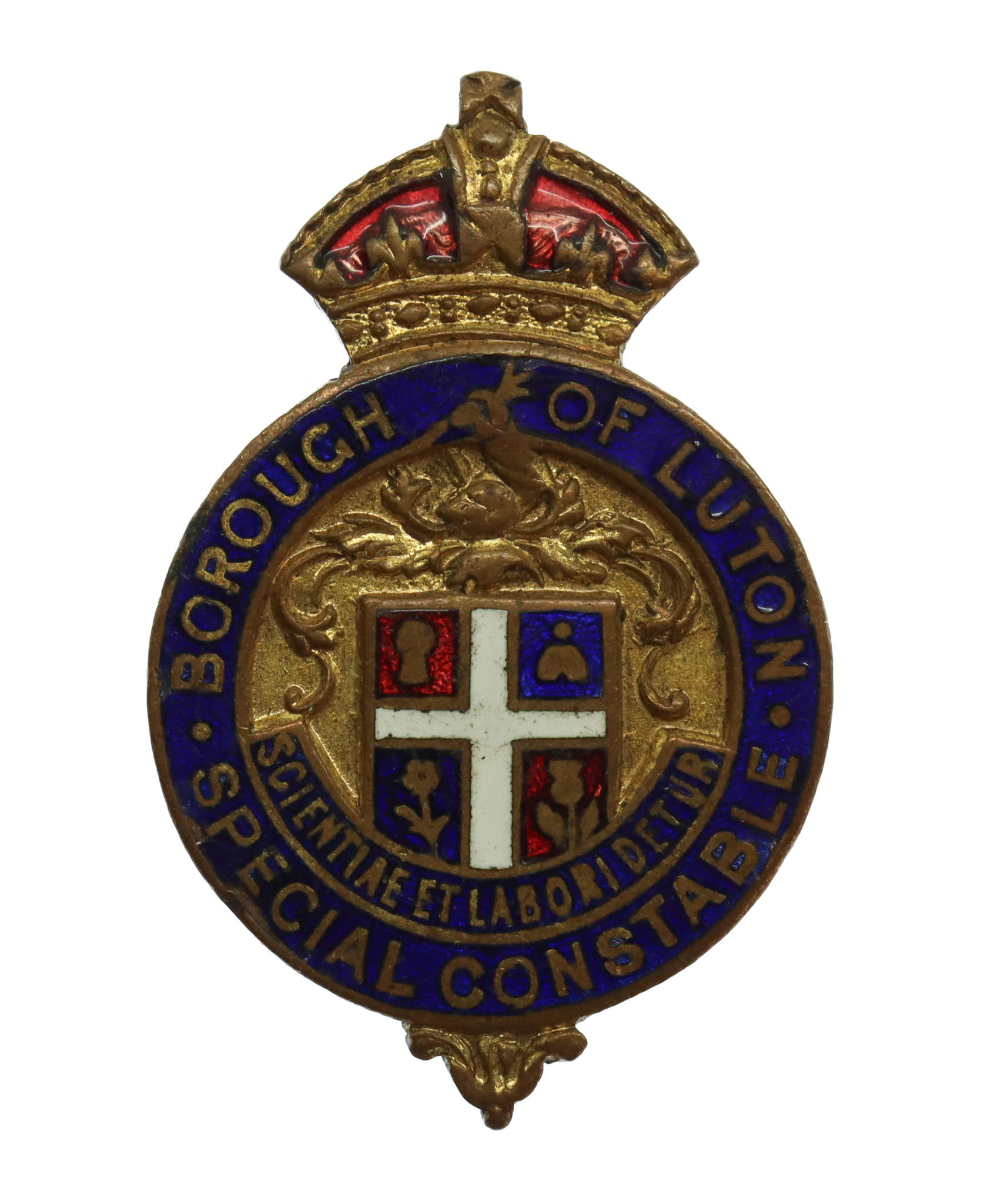 Borough of Luton Special Constabulary Enamelled Lapel Badge