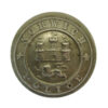 Norwich City Police White Metal Coat of Arms Button (25mm)