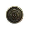 Royal Ulster Constabulary White Metal Button (22mm) - King's Crown