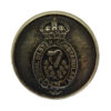 Royal Ulster Constabulary White Metal Button (28mm) - King's Crown