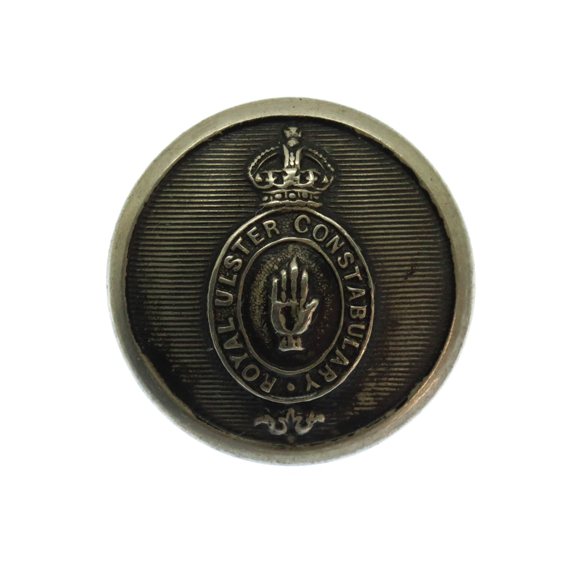 Royal Ulster Constabulary Transitional Hand in Centre Senior Officer's Button c.1922-23 (22mm)