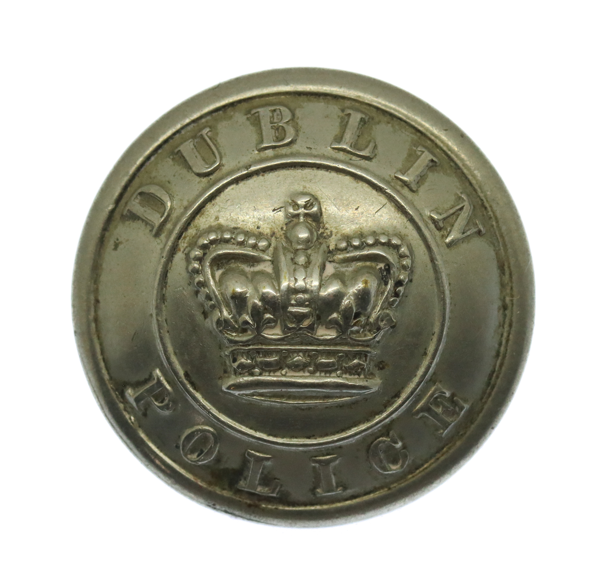 Victorian Dublin Metropolitan Police Button (25mm)