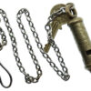 Manchester City Police 'The Metropolitan' Patent Numbered Whistle & Chain.
