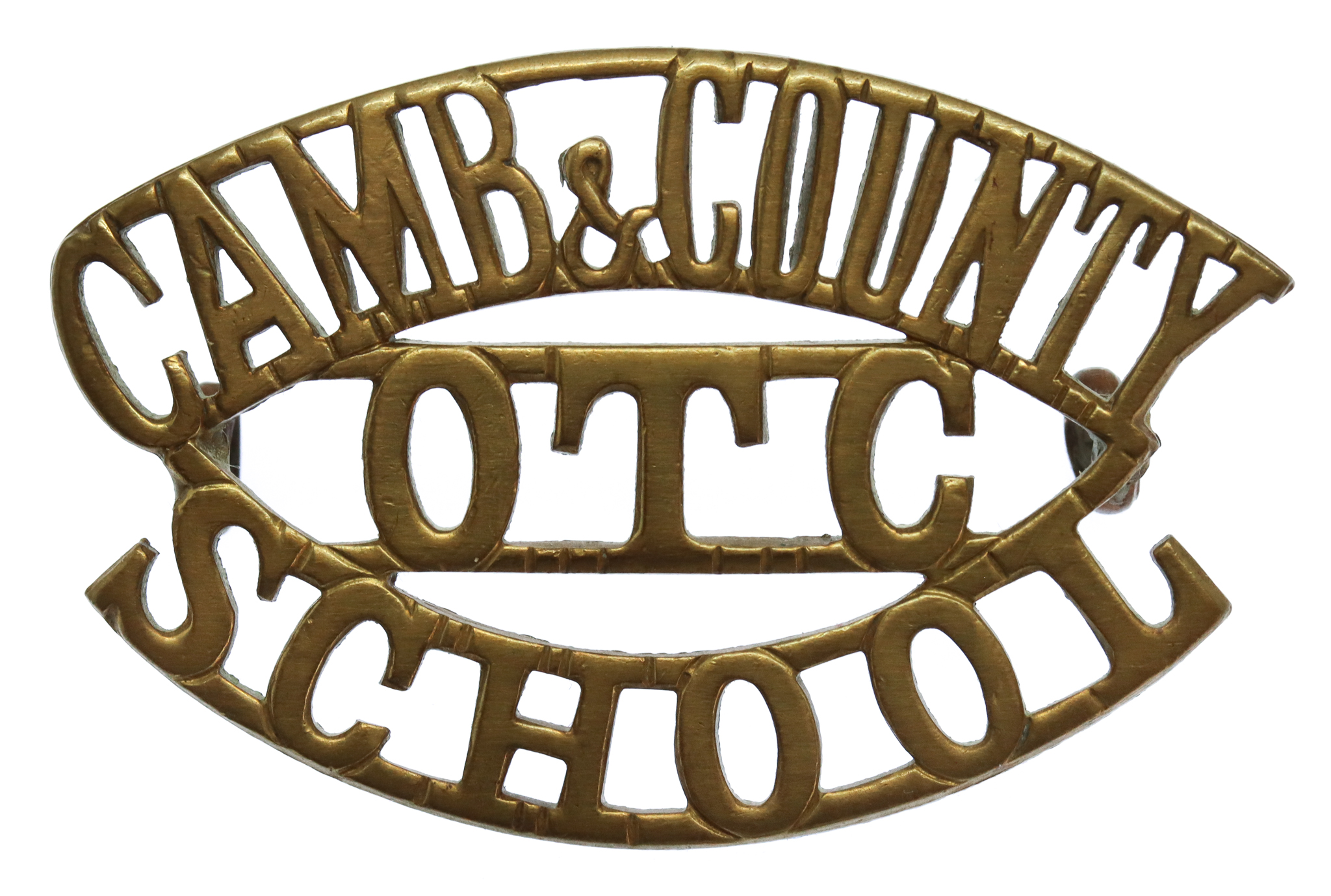 Cambridge and County School O.T.C. (CAMB & COUNTY/OTC/SCHOOL) Shoulder Title