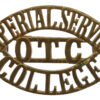Imperial Service College O.T.C. (IMPERIAL SERVICE/OTC/COLLEGE) Shoulder Title
