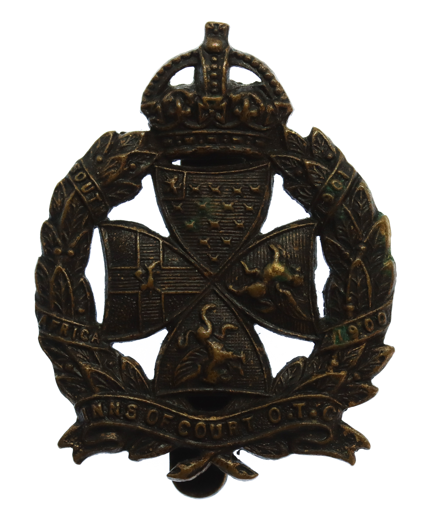 Inns of Court O.T.C. Cap Badge - King's Crown