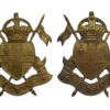 Pair of Imperial Yeomanry Cadets Collar Badges - King's Crown