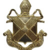 King's School Rochester C.C.F. Anodised (Staybrite) Cap Badge
