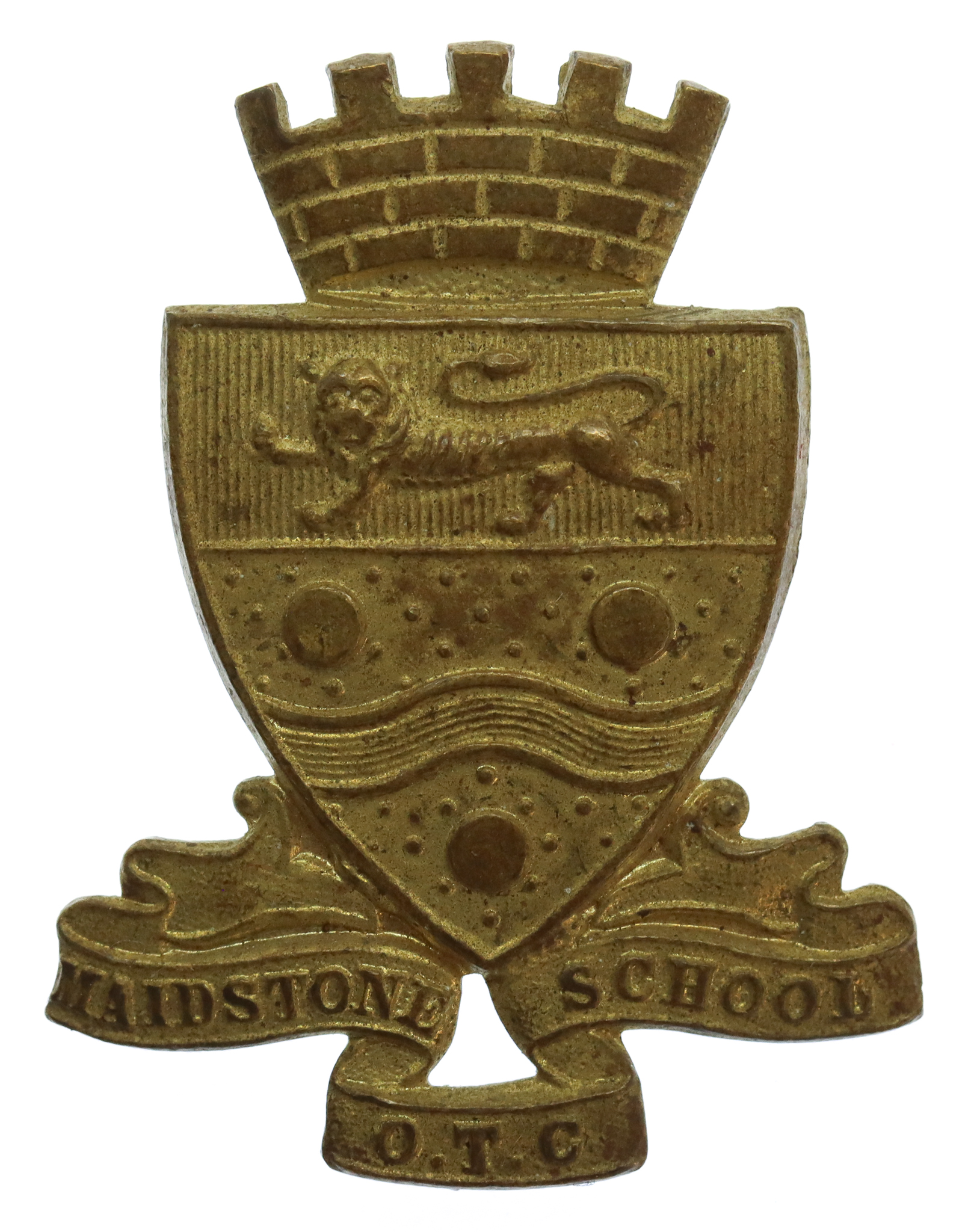 Maidstone School O.T.C. Cap Badge
