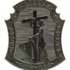 Montserrat Cadet Corps Chrome Cap Badge