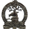 Morgan Academy C.C.F. Chrome Cap Badge