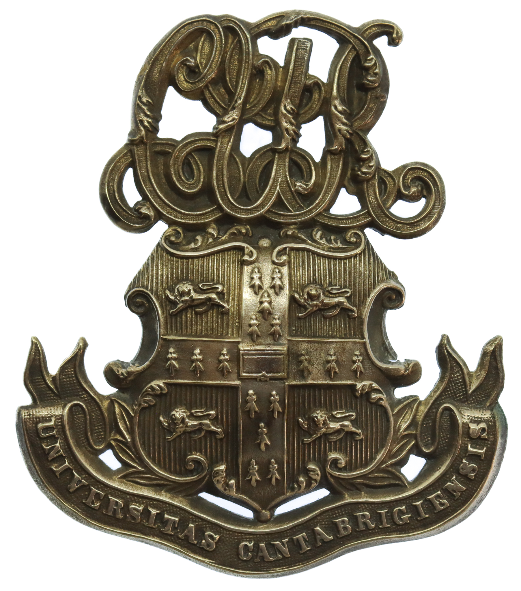Cambridge University Volunteer Rifle Corps Shako Badge