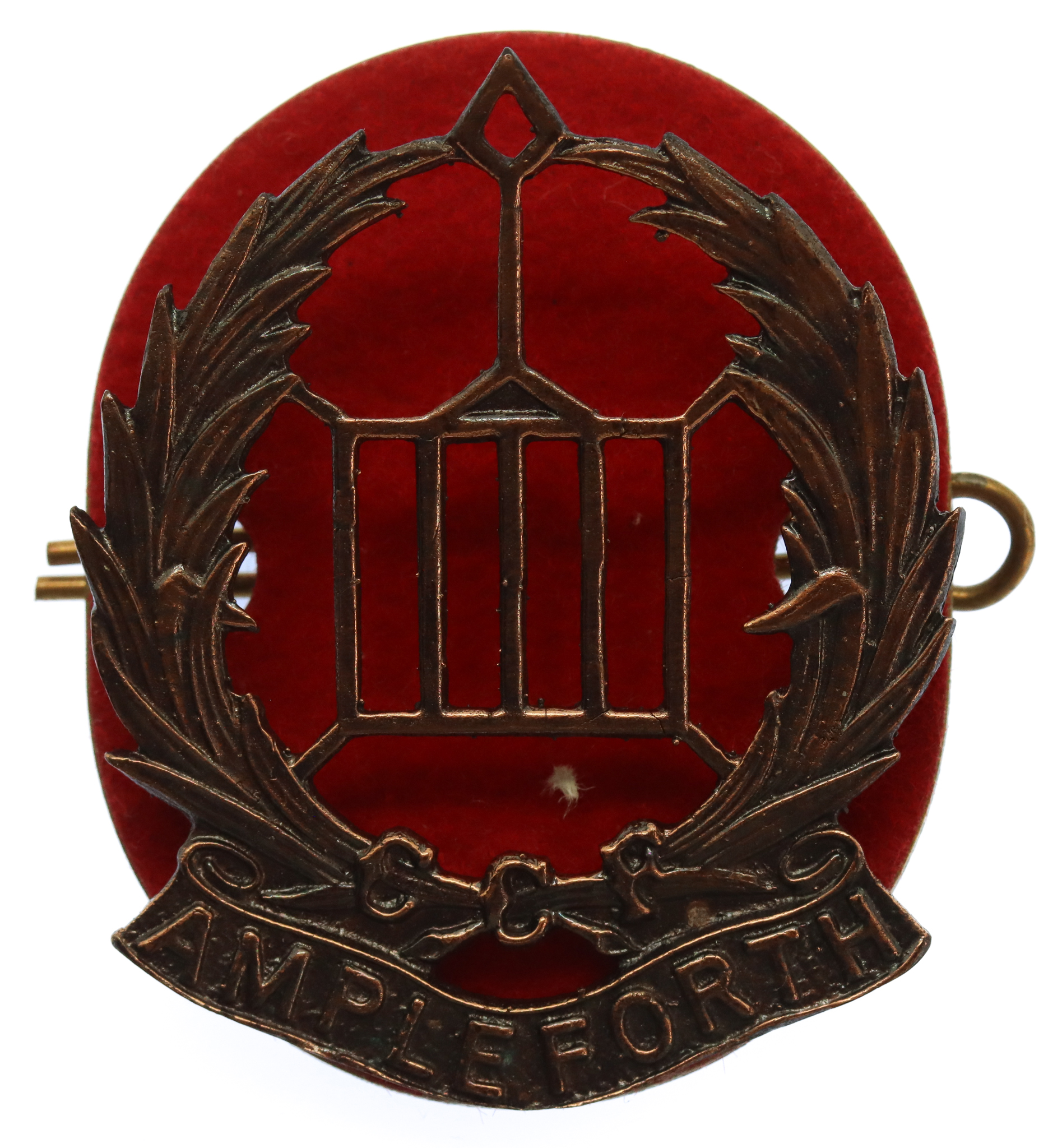 Ampleforth College C.C.F. Cap Badge