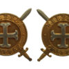 Pair of Welbeck College O.T.C. Collar Badges