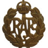 Royal Air Force (R.A.F.) Cap Badge - King's Crown