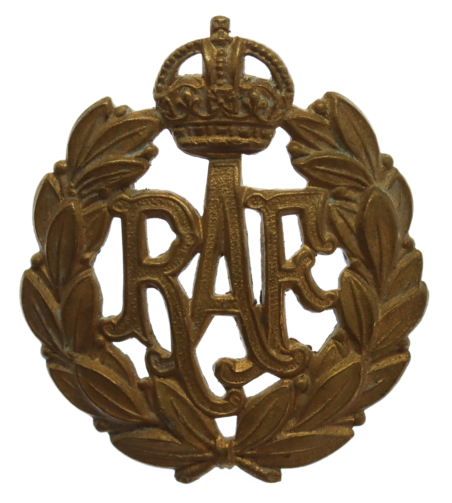 Royal Air Force (R.A.F.) Cap Badge - King's Crown