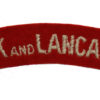 York & Lancaster Regiment (YORK AND LANCASTER) Cloth Shoulder Title