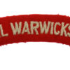 Royal Warwickshire Regiment (ROYAL WARWICKSHIRE) Cloth Shoulder Title