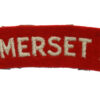 Somerset Light Infantry (SOMERSET L.I.) Cloth Shoulder Title