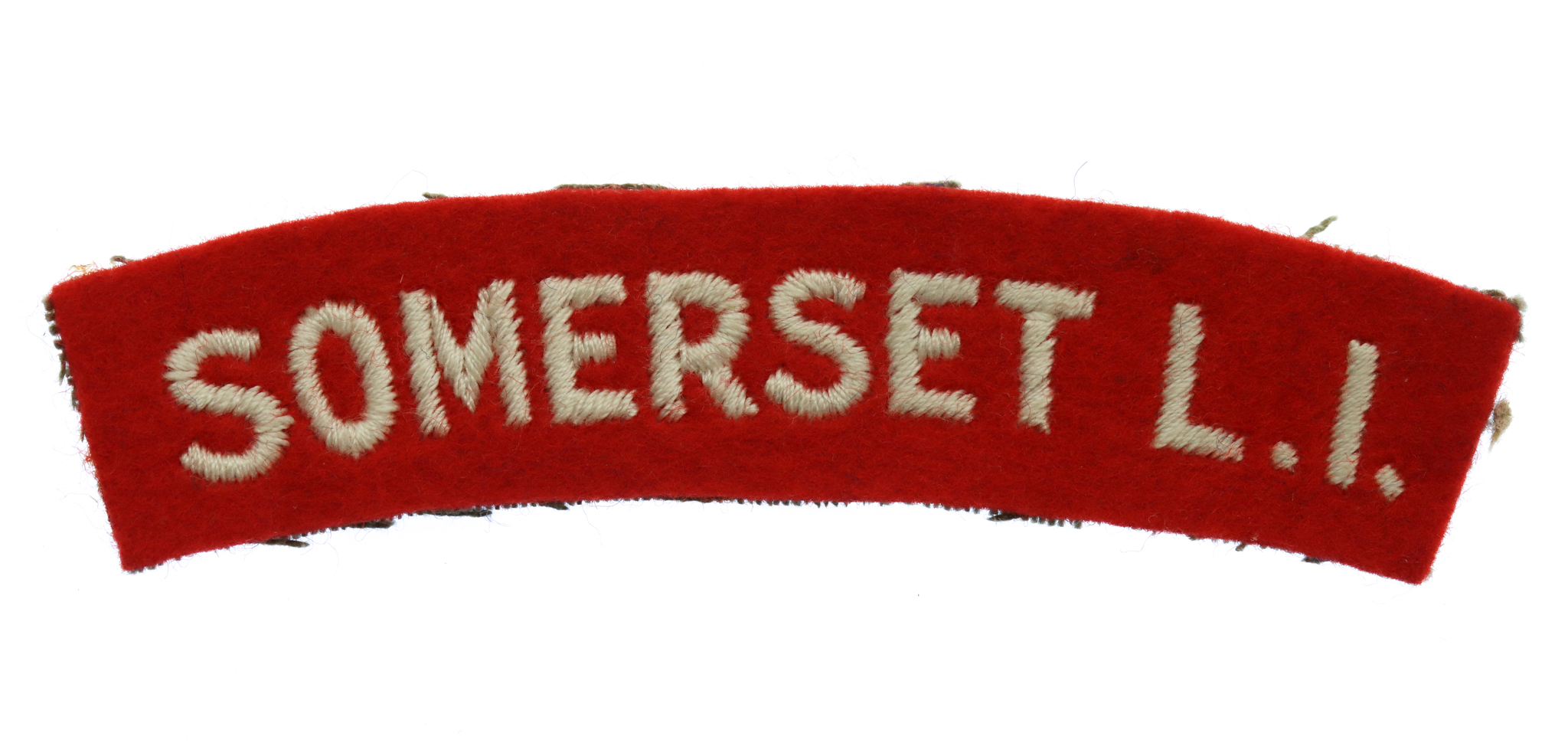 Somerset Light Infantry (SOMERSET L.I.) Cloth Shoulder Title