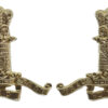 Pair of 11th Hussars (Prince Albert's Own) Anodised (Staybrite) Collar Badges