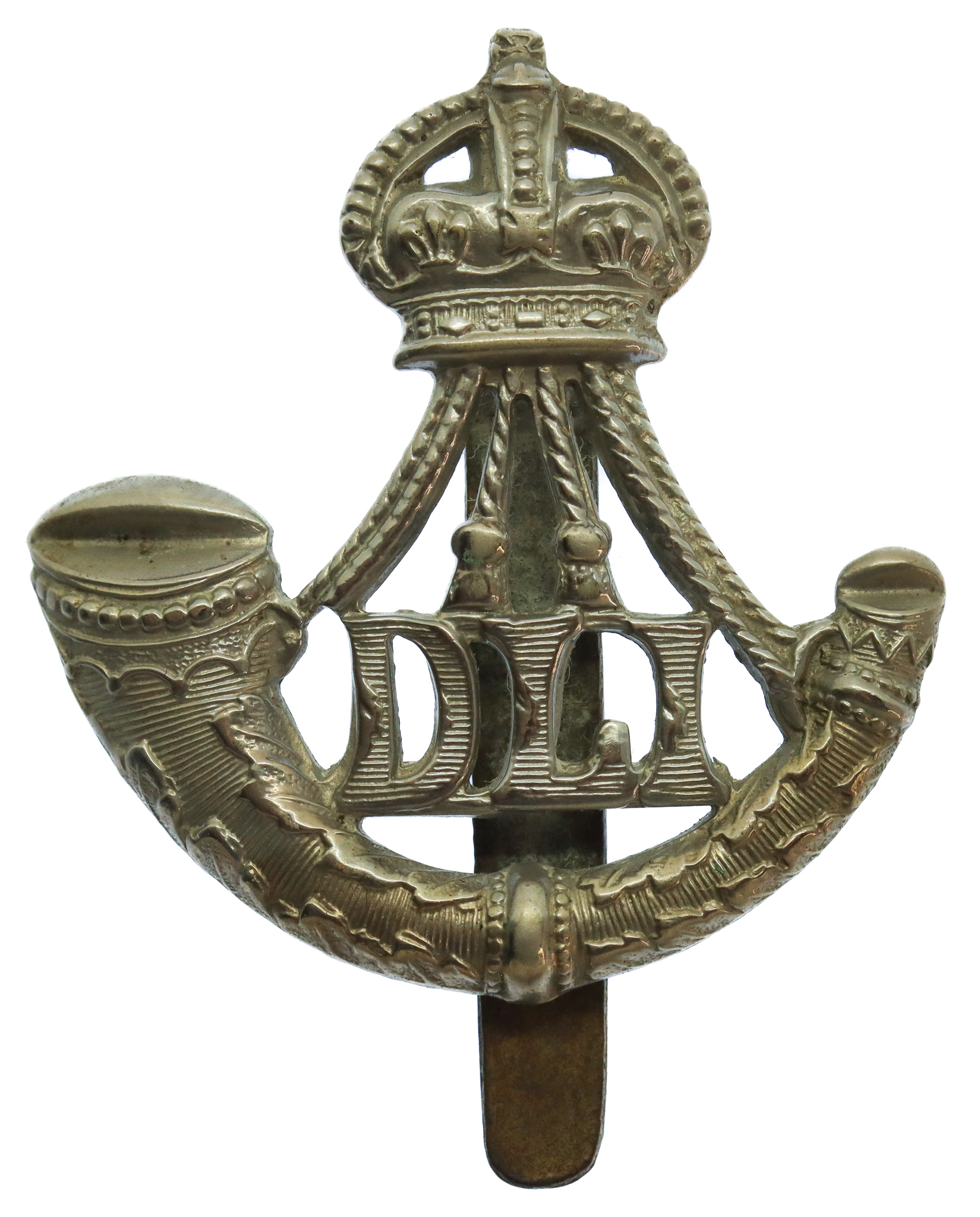 Durham Light Infantry (D.L.I.) Cap Badge - King's Crown