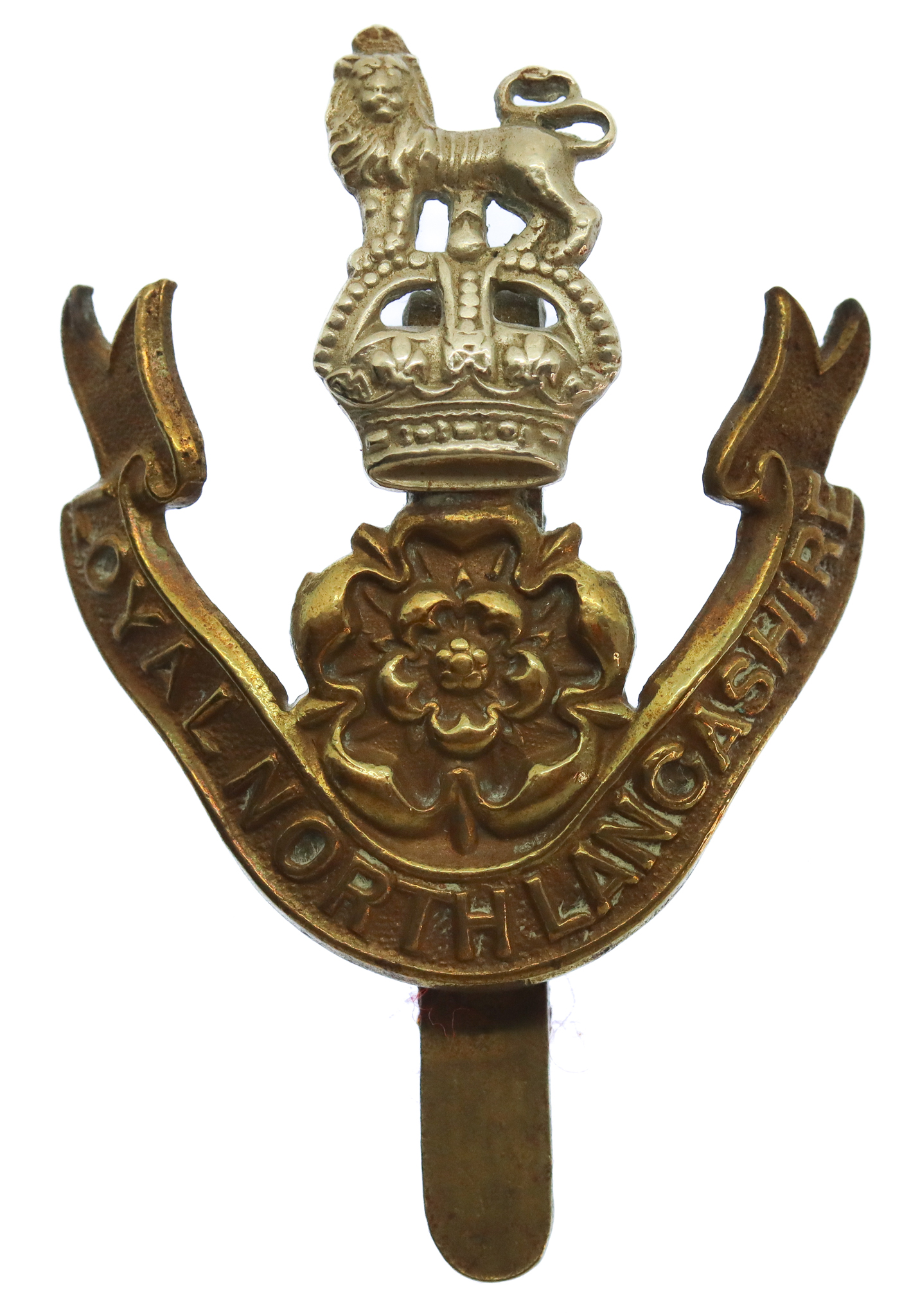 Loyal North Lancashire Regiment Cap Badge - King's Crown