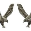 Pair of Army Air Corps Anodised (Staybrite) Collar Badges